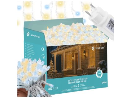 CL0332 FÜGGÖNY JÉGCSAPOK 300 LED