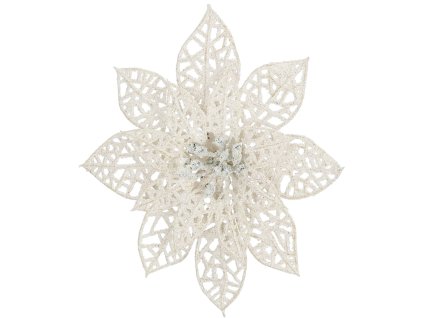 20370 ca0728 ozdoba swiateczna poinsettia 15 cm M0