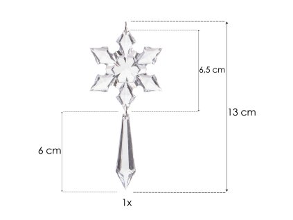 CA0077 KARÁCSONYI DÍSZ 6,5 CM