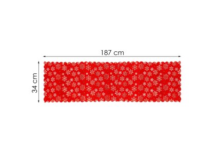 CA0615 KARÁCSONYI FUTÓ 183X36 CM