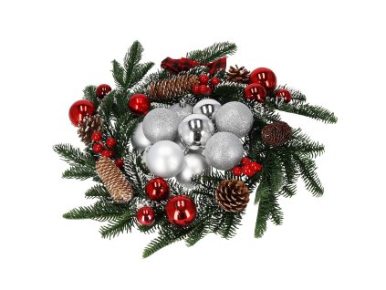 CA0002 KARÁCSONYFADÍSZEK 6 CM 12 DB