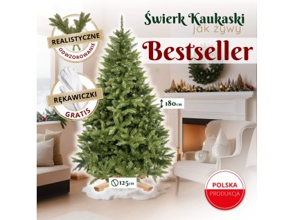 149948 ct0186 swierk kaukaski premium 180 cm M0