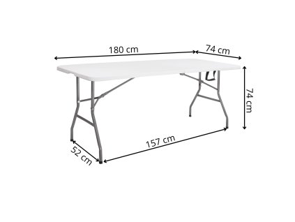 167999 gf0108 stol cateringowy skladany 180 x 74 x 74 cm M0