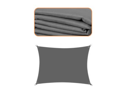 178470 sn0058 zagiel przeciwsloneczny 4 x 3 m ciemny szary M0
