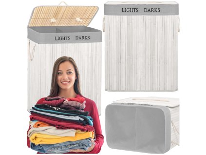 179194 ha7504 bambusowy kosz na pranie M0