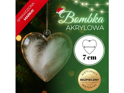 CA2007 AKRIL SZÍV 7 CM