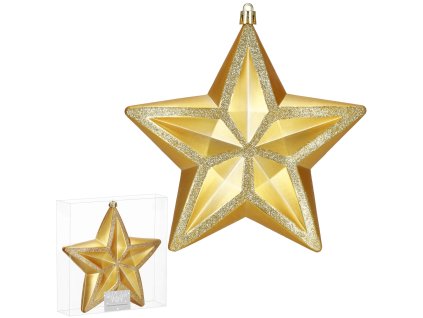 CA1380 KARÁCSONYI DEKORÁCIÓS CSILLAG 15 CM