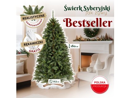 CT0260 SZIBÉRIAI LUC PE PREMIUM 180 CM