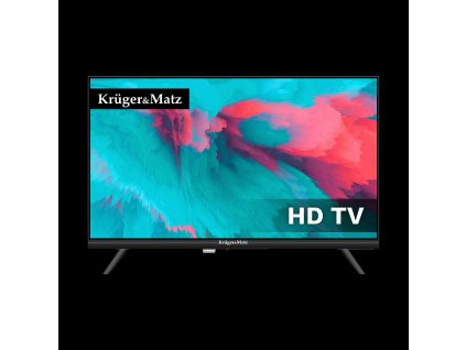 Kruger&Matz 24" HD DVB-T2 H.265 HEVC 230/12V televízió