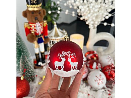 96844 ca0090 bombki choinkowe 10 cm 6 szt M0