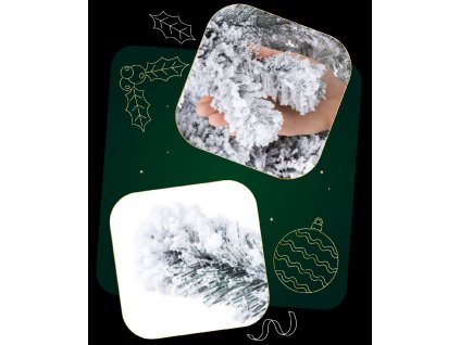 CT0202 HÓVAL BORÍTOTT FENYŐFÁN 180 CM