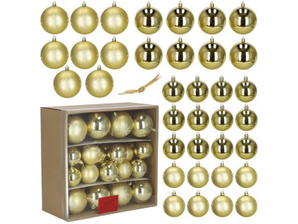 CA0974 36 DB-OS KARÁCSONYIFADÍSZ KÉSZLET