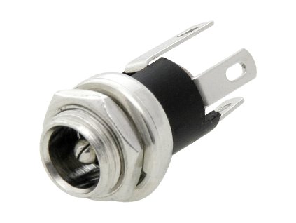 Fém DC csatlakozó aljzat 2,5x5,5 mm