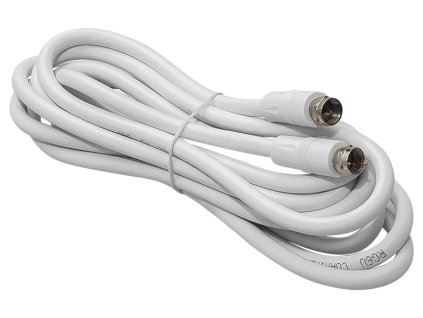 Koaxiális kábel F-csatlakozó 3m fehér