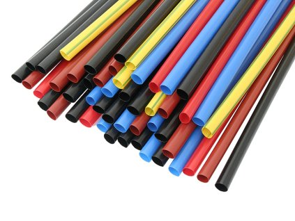 Hő zsugorcső 2,4/1,2mm, 1m, fekete