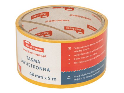 Kétoldalas rögzítőszalag 48mm x 5m