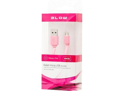 Lapos micro USB kábel, 1 m – 66-065-