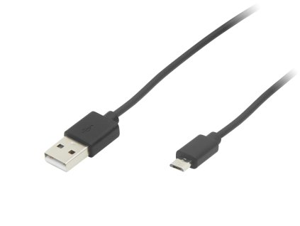 USB-kábel A-micro B 0,85 m fekete