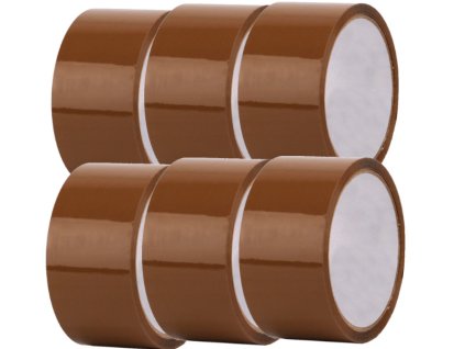 Barna ragasztószalag 48mm x 60m, 6 db