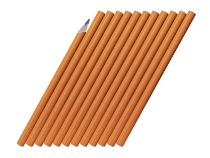 Építőipari ceruzák 18 cm, 12 db