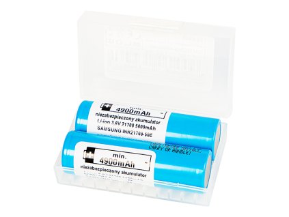 21700 Li-ion akkumulátor 4900mAh 2db 3,6V