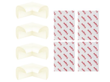 Bútorvédő sarkok 4 db krémszínű