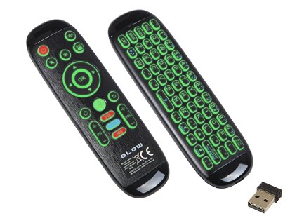 Vezeték nélküli billentyűzet 2,4 GHz-es távirányítóval