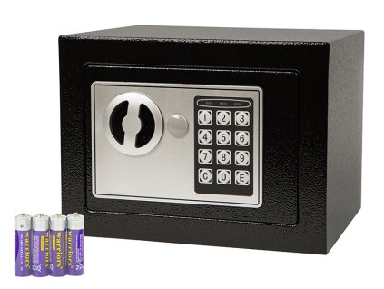 Elektronikus széf zárral ellátott kazettával