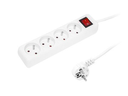 Fehér hosszabbító, 5 m, 5 mm – 98-736-