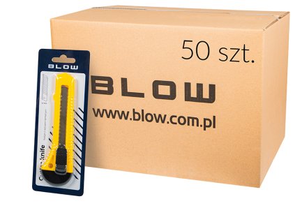 18 mm-es törhetős sárga műanyag kötészeti kés csomagolás