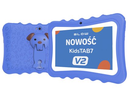 KidsTAB7 V2 BLOW 4/32GB tablet kék tok 2MP