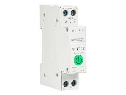 WiFi kapcsoló DIN sínre 63A TUYA