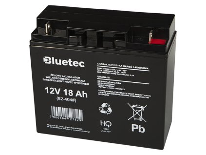 Zselés akkumulátor 12V 18Ah BLUETEC