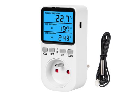 Digitális T6 időzítő programozó termosztáttal