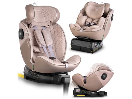 Nukido Aero Line bézs autós gyerekülés 0-36 kg ISOFIX