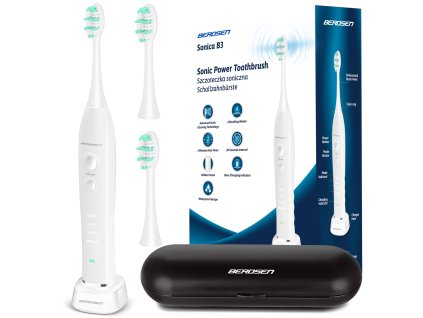 Szónikus fogkefe készlet tok Sonica B3 fehér