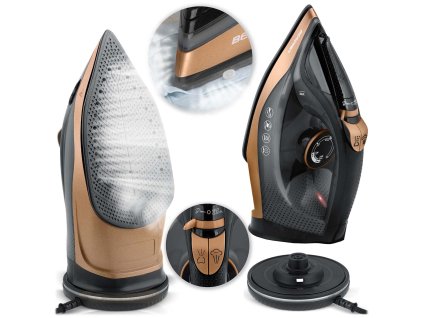 Vezeték nélküli gőzölős vasaló 2600W Berdsen BD-333 kerámia bevonat