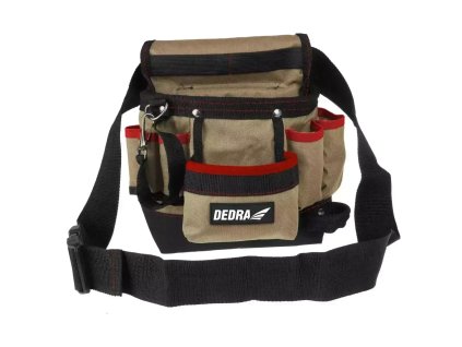 DEDRA N0032 egyrészes szerszámos táska 20x10x30 cm, 8 zsebbel
