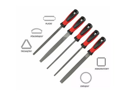 Fémreszelő készlet DEDRA 06C007 200 mm 5 db minden forma