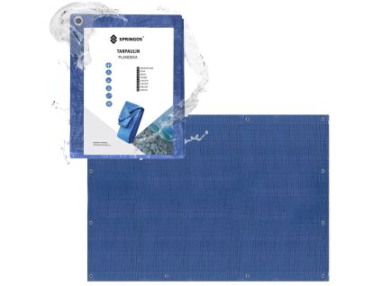 Fedőlap 4x7m kék GA2116