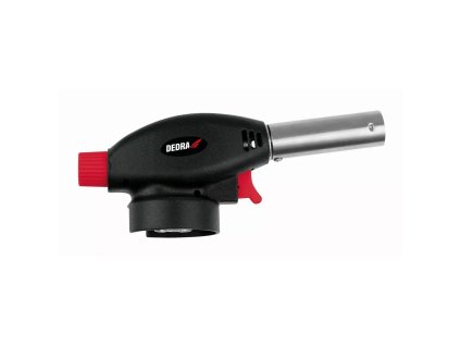 Gázzsirító piezo gyújtással - DEDRA 31A032 1,3kW, gyorsan rögzíthető 7/16"(EN417) gázpalackok/kartusokhoz