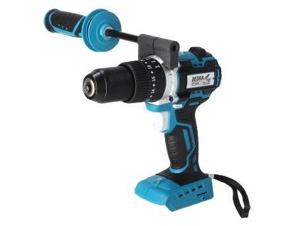 Akkumulátoros fúró-csavarbehajtó, 18V-os csavarbehajtó, DEDRA SAS+ALL DED7140 85Nm, 13mm ütvefúró funkcióval, kefe nélküli