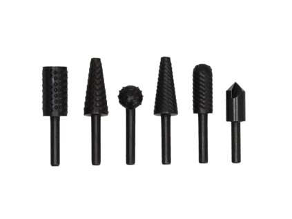 Fém- és faipari fúrófejek, DEDRA 07F501 6 darabos szett, 6 mm-es szár, HCS