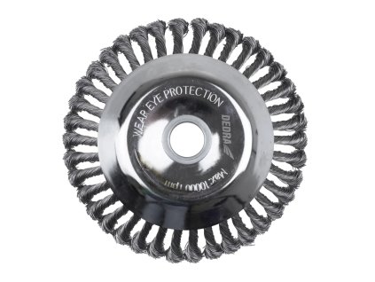 Drótkefe benzinmotoros fűkaszához DEDRA DED87155, kemény, 200mm