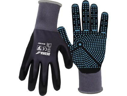 Körömvédő kesztyű Nitrile Pro Comfort DEDRA BH1015R07 7-es méret