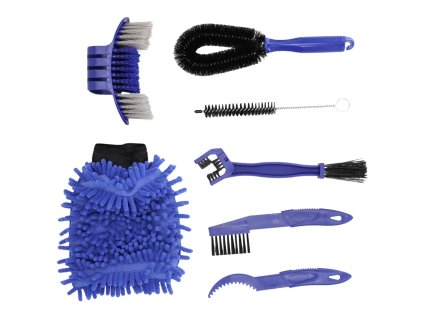 Kerékpár tisztító, mosó és ápoló készlet, DEDRA 2001A70, 7 elemű