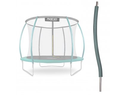 C típusú trambulin alsó oszlop 252 - 435cm zöld