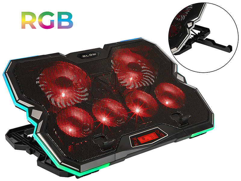 6 FAN VORTEX laptop hűtőpad 66-366-