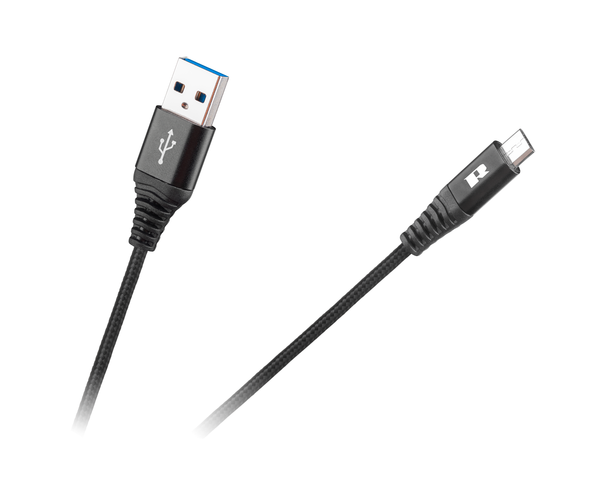 Rebel USB A - micro USB 0,5m fekete RB-6000-050-B