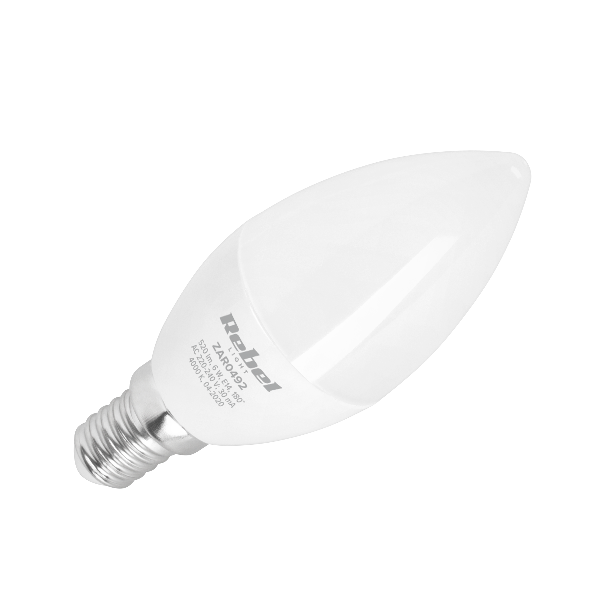 Rebel LED izzó E14 Rebel, 6W, 4000K, 230V